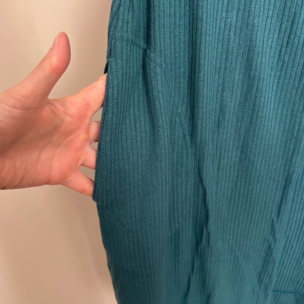 Athleta Teal Green Hooded Cardigan Size Small - Picture 4 of 8
